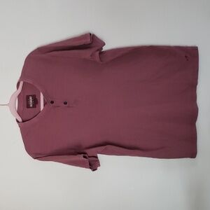Alesbury cotton washed red made in Peru polo, golf, summer, men's size large